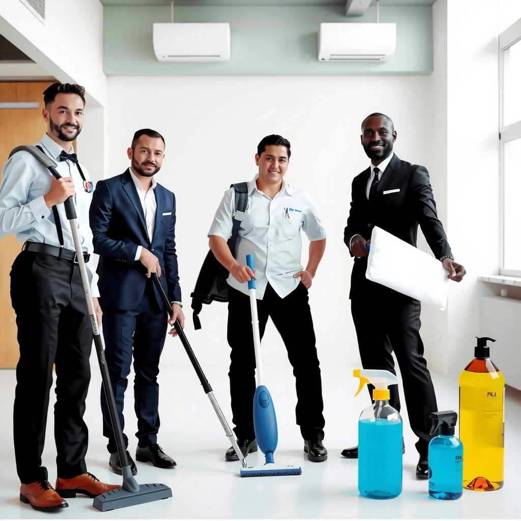 Professional cleaning service hero background